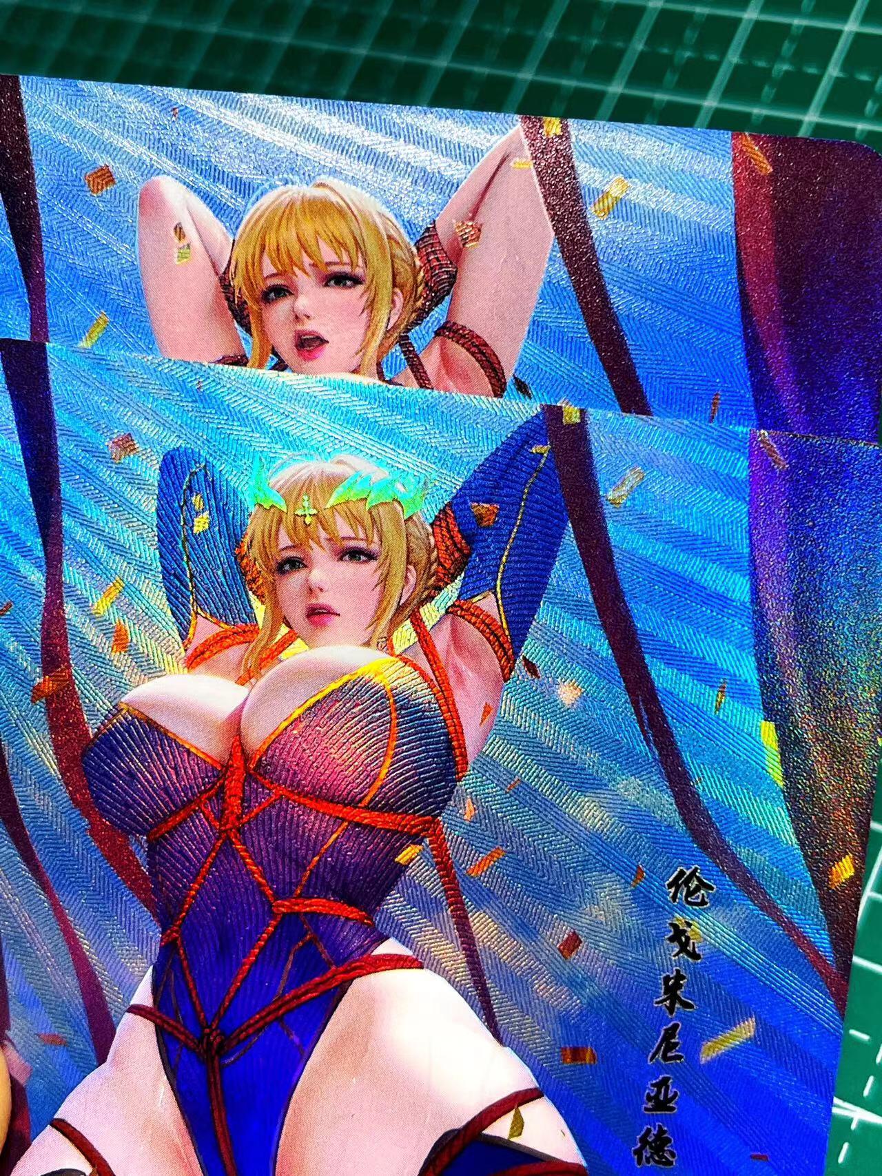显眼宝17期 大家玩卡快乐 嘎嘎鸭 对卡一对 折光彩闪 小卡尺寸