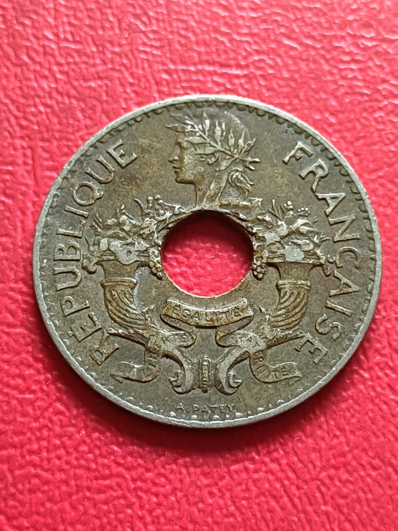 【云涧收藏】第三十二场 法属印支1938年5分