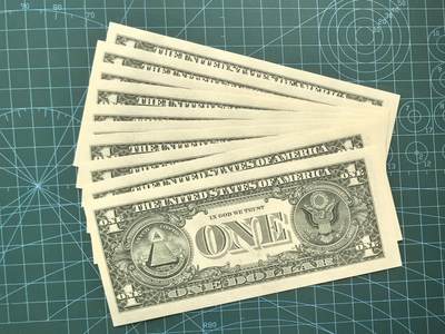 外国钱币专场，0元起拍，5元加价，无佣金 全新unc1美元，2013年版，豹子头 （标准10连）