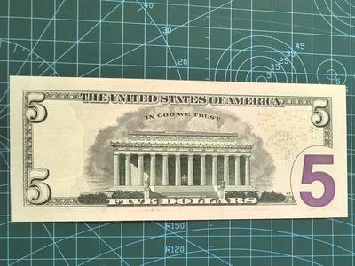 精品纸币专场，无佣金，拍下不付款永久拉黑 全新UNC5美元