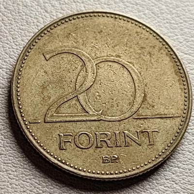 泉币菌-第36场-中外散币乐园 匈牙利1994年 20福林铜币 26.2mm