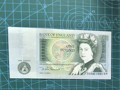 精品纸币专场，无佣金，拍下不付款永久拉黑 - 全新1英镑（牛顿版）