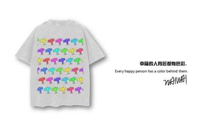 零元拍：艺术家 WAIWAI  OWSON 品牌260克重磅潮流Oversize T恤L码拍品为L码，颜色以实物为准 - 零元拍：艺术家 WAIWAI  OWSON 品牌260克重磅潮流Oversize T恤L码拍品为L码，颜色以实物为准