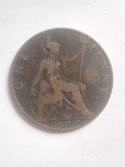 硬币 纪念币 评级币专场 - 1902年 一便士大铜币。