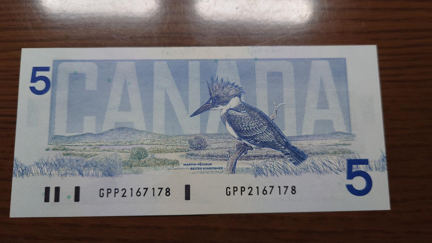 【世界钱币】微拍第182期暨2025年第21期  老库存清理中 下一场6.10日有新品 1986年加拿大5元 全新绝品无4尾号7178