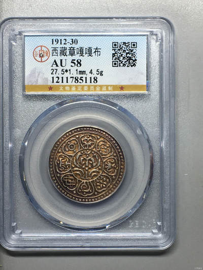 超越收藏第十四场（纸币➕银元） 西藏章嘎嘎布