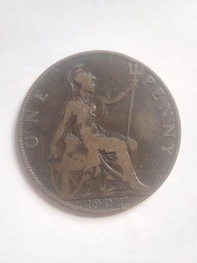 硬币 评级币 纪念币专场 1902年 一便士大铜币。