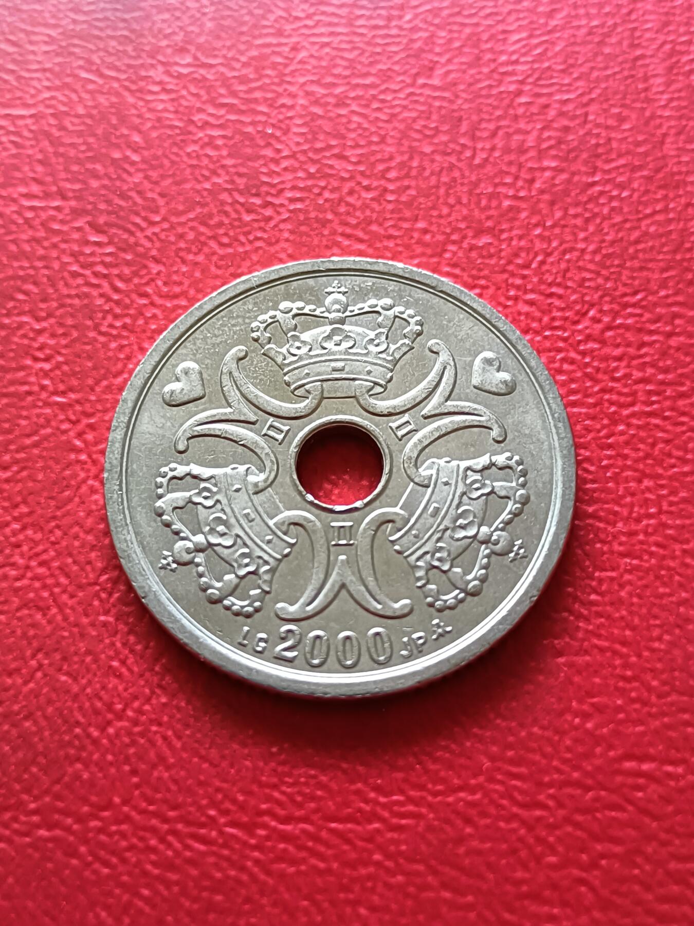 【云涧收藏】第三十三场 丹麦2000年2克朗