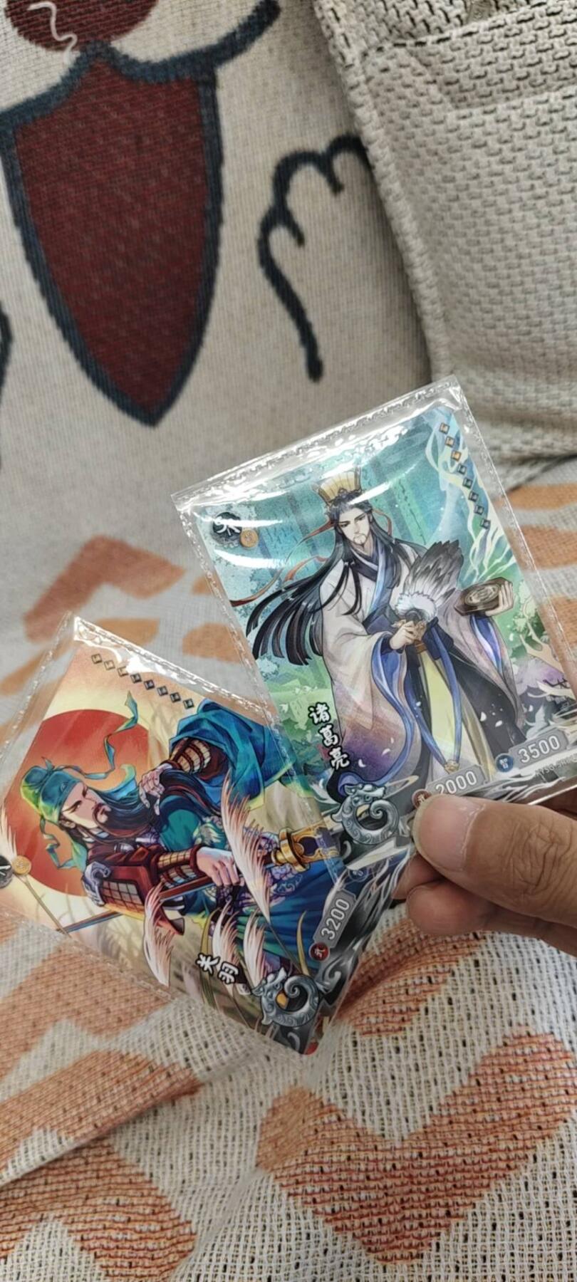 秋原瞳的小店第15期（收各类拍品，私聊拍卖主） 卡游三国诸葛亮关羽原膜一组