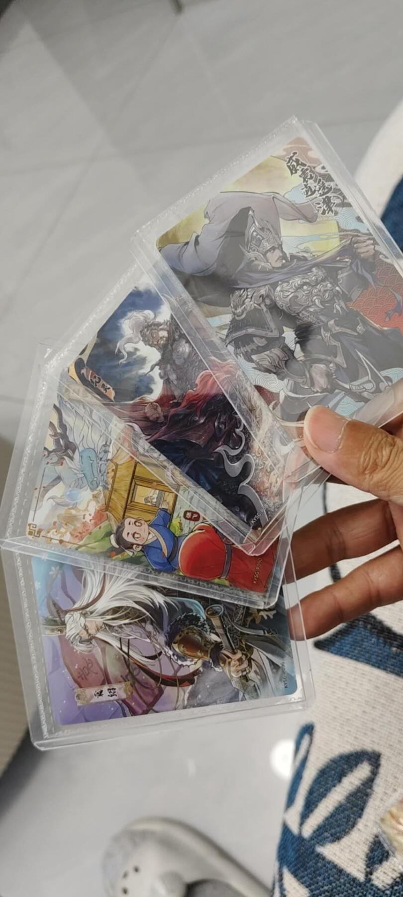 秋原瞳的小店第15期（收各类拍品，私聊拍卖主） 卡游三国6弹随箱活动卡一套原膜4张