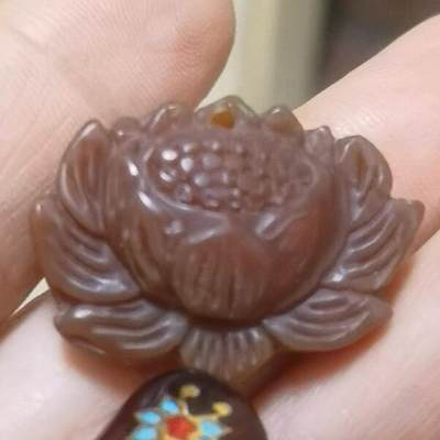 颜紫熹品牌藏传回流天珠玛瑙玉髓福利专场第2期 - 藏区回流天然玛瑙吊坠
