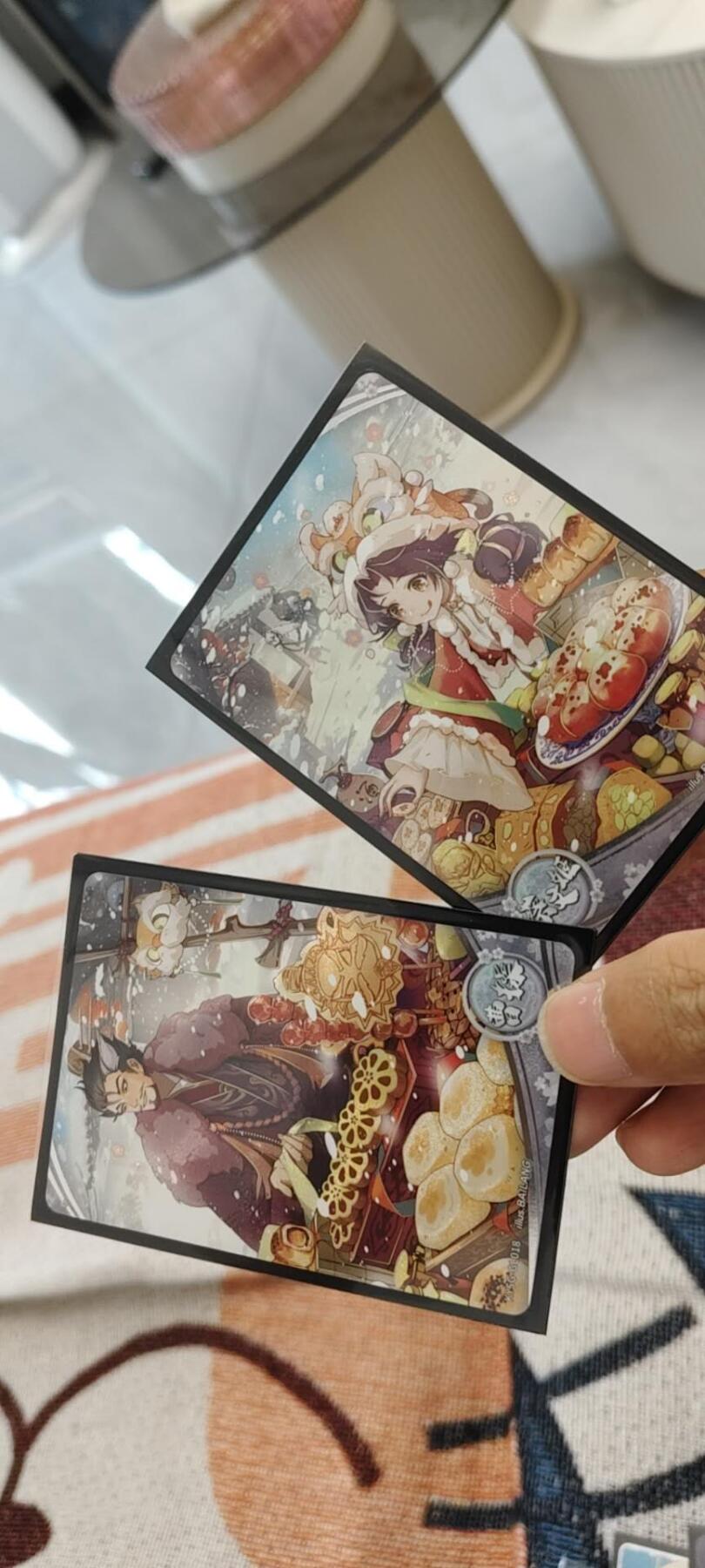 秋原瞳的小店第15期（收各类拍品，私聊拍卖主） 卡游三国将来对卡曹操蔡文姬普卡，实物很好看