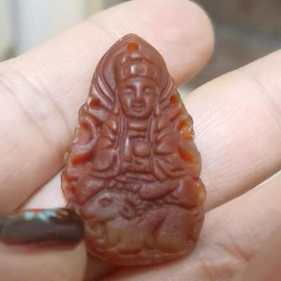 颜紫熹品牌藏传回流天珠玛瑙玉髓福利专场第2期 - 藏区回流天然玛瑙吊坠