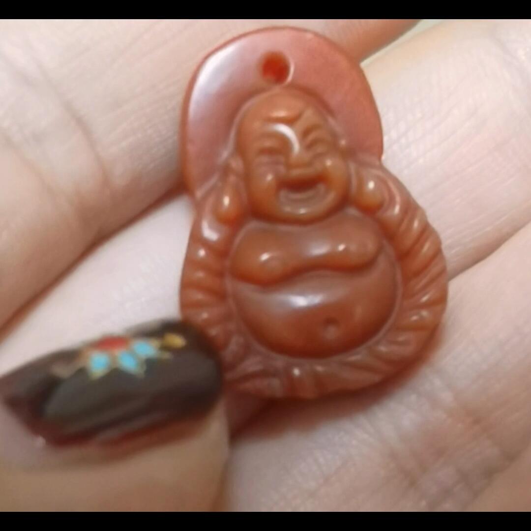 颜紫熹品牌藏传回流天珠玛瑙玉髓福利专场第2期 藏区回流天然玛瑙吊坠