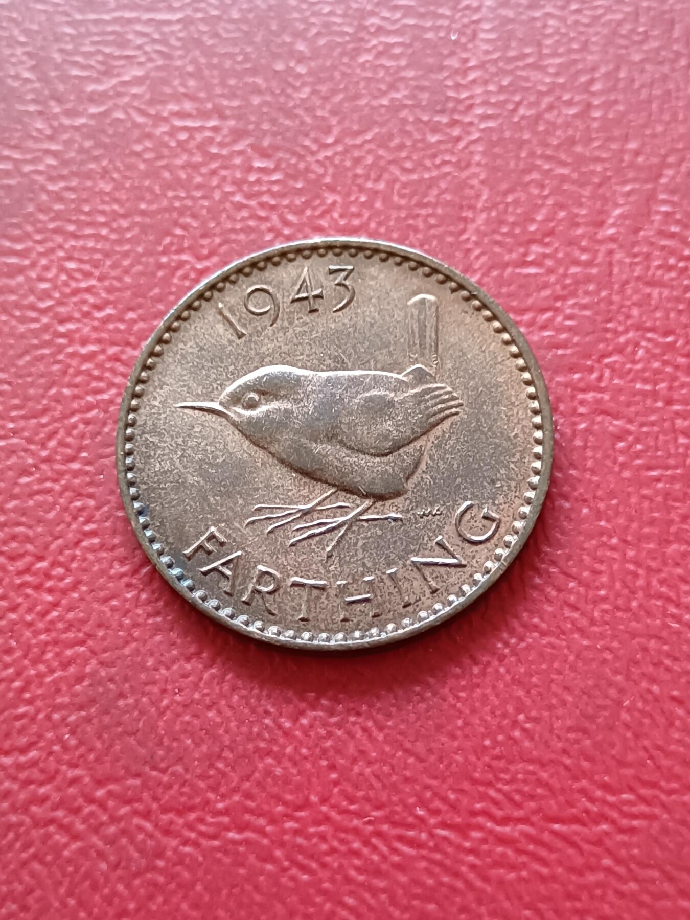 【云涧收藏】第三十三场 英国1943年1法新