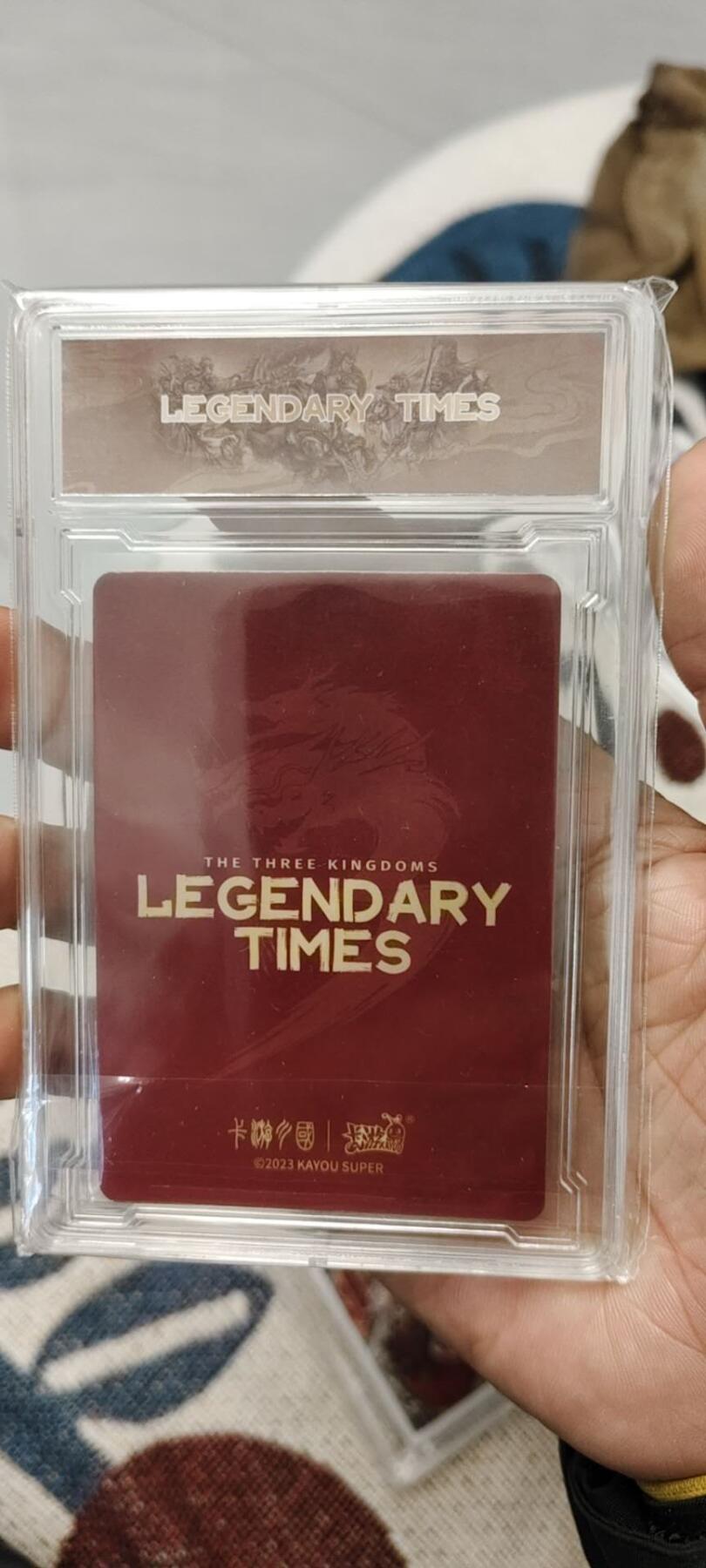 秋原瞳的小店第15期（收各类拍品，私聊拍卖主） 卡游三国龙年礼盒特卡吕布红背