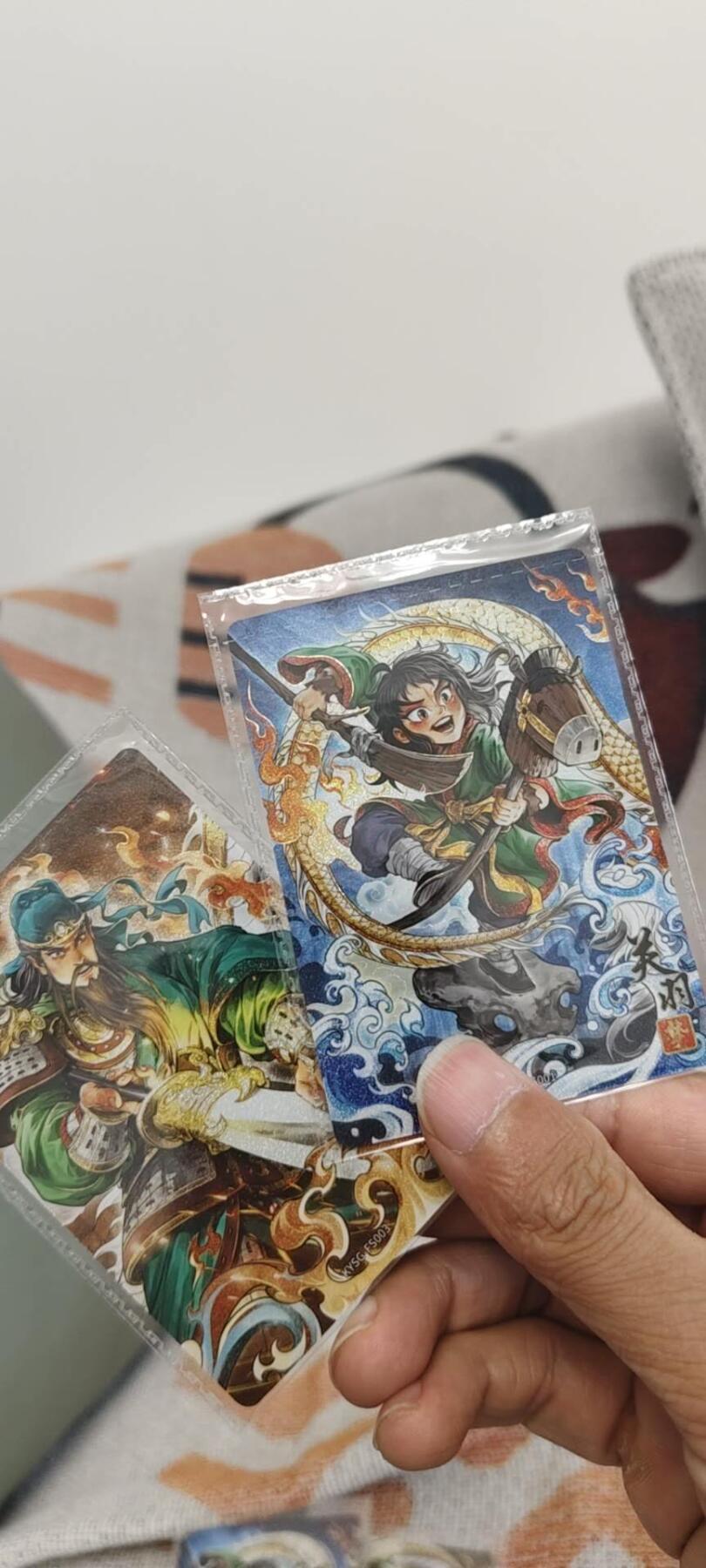 秋原瞳的小店第15期（收各类拍品，私聊拍卖主） 卡游三国浮生如梦关羽原膜一对