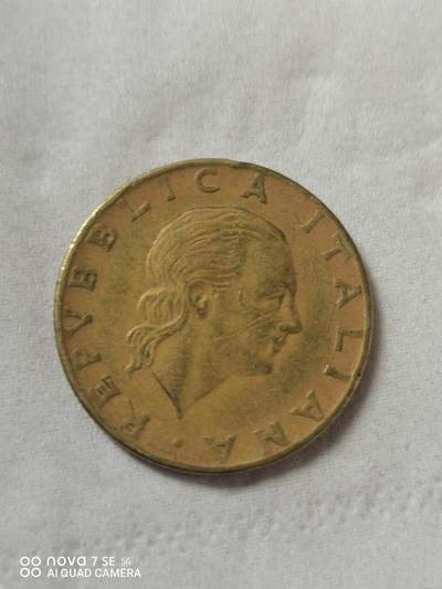 外国硬币 79年意大利200里拉