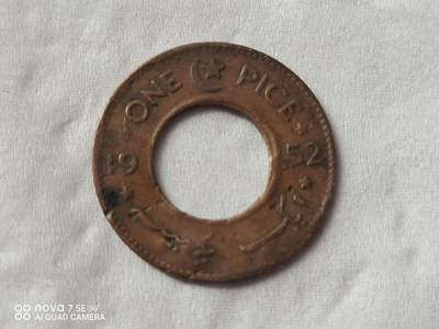 外国硬币 52年巴基斯坦派1沙环形