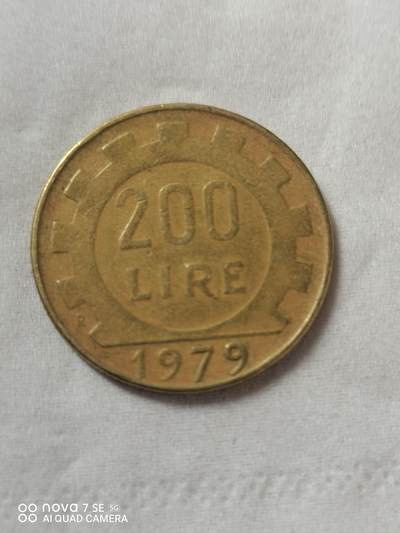 外国硬币 - 79年意大利200里拉