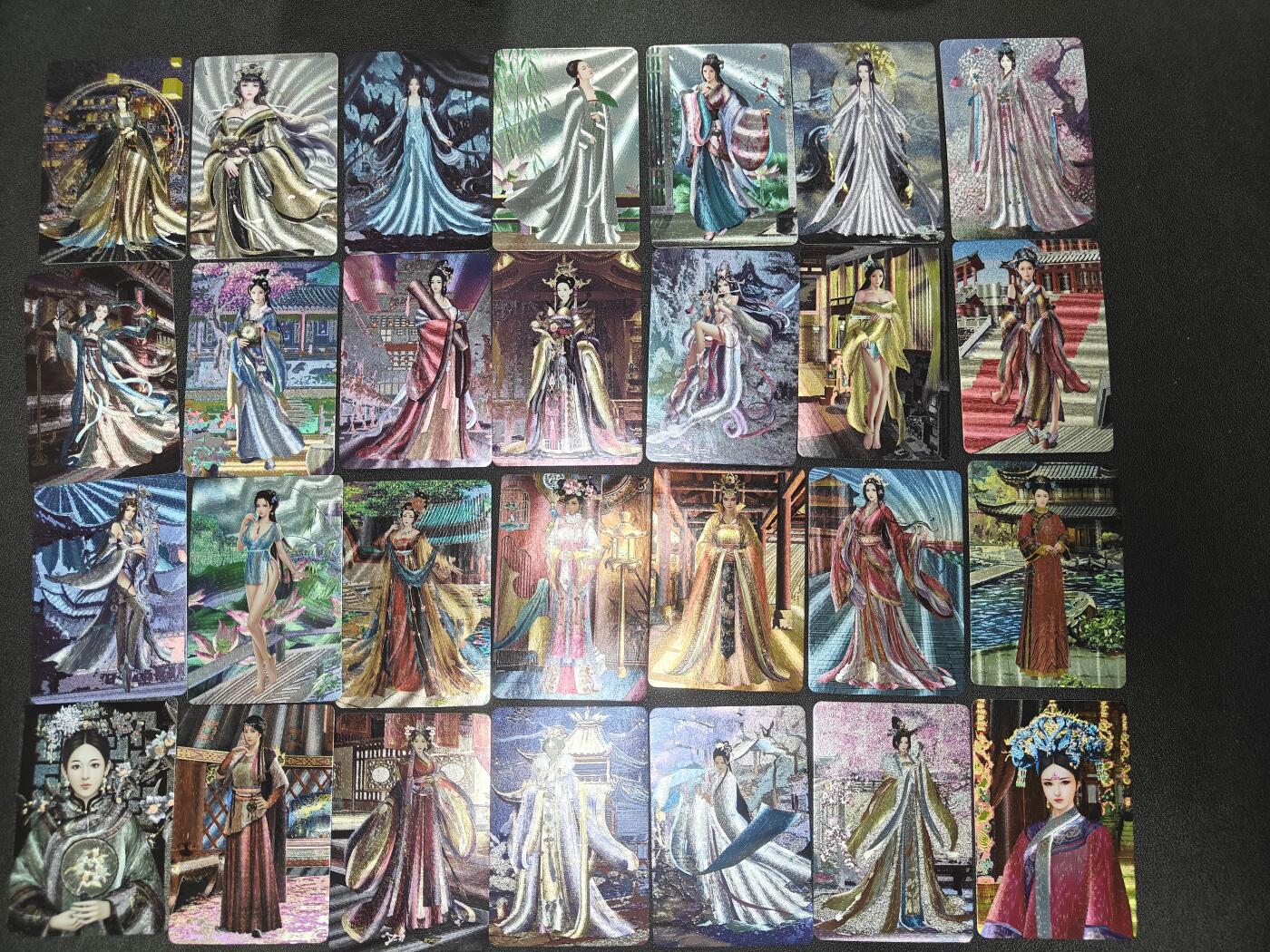 天玑星卡拍第九十三期《万川归海》持续收拍收评中 满赠三娘需备注 宁缺卡牌 历代皇后 粗闪 28张