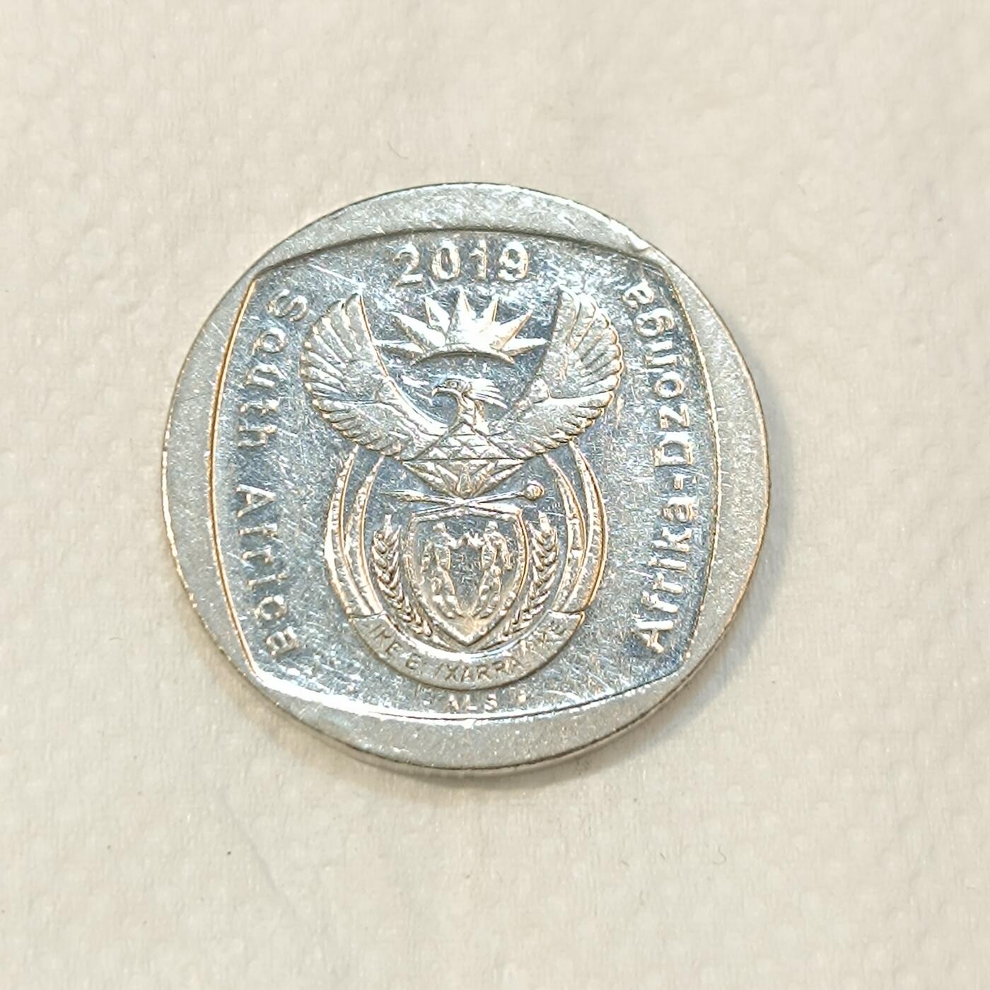 君烨收藏 0元起拍 散币场 每天一场 可留存 第26场 周日发货 34南非2兰特纪念币