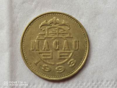 外国硬币 澳门舞龙伍毫