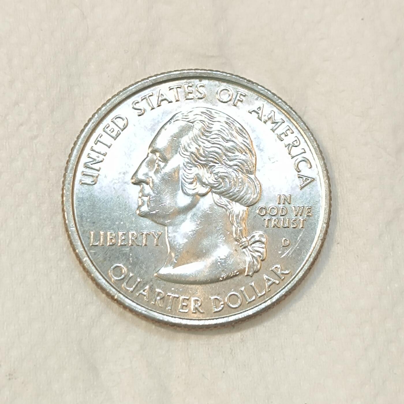 君烨收藏 0元起拍 散币场 每天一场 可留存 第26场 周日发货 20美国25分纪念币