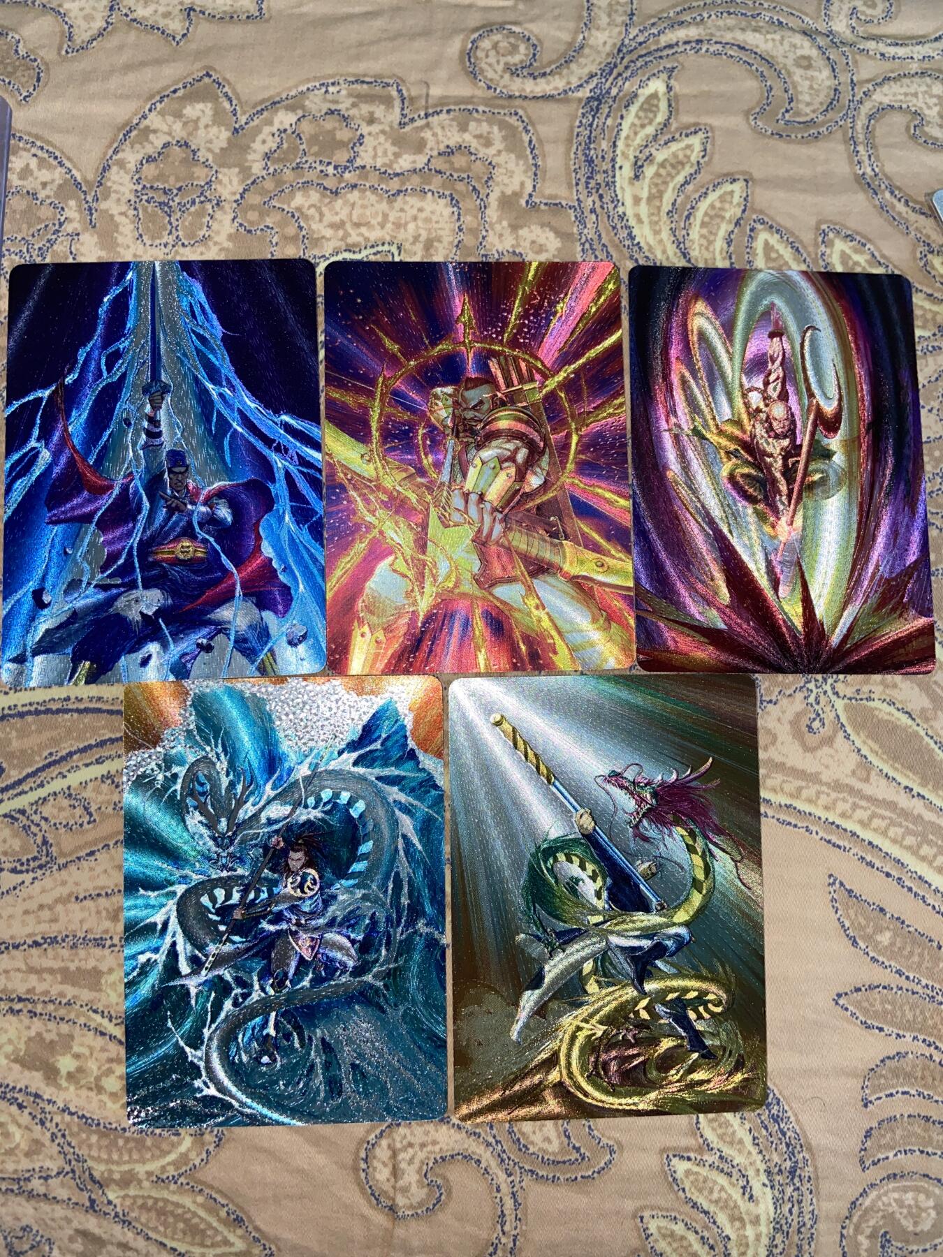 阳大大卡牌超级大甩拍第61期（周五晚上九点截拍，持续收拍品，进群福利早知道） 百里卡牌 夏伟义港漫水浒测试卡5张
