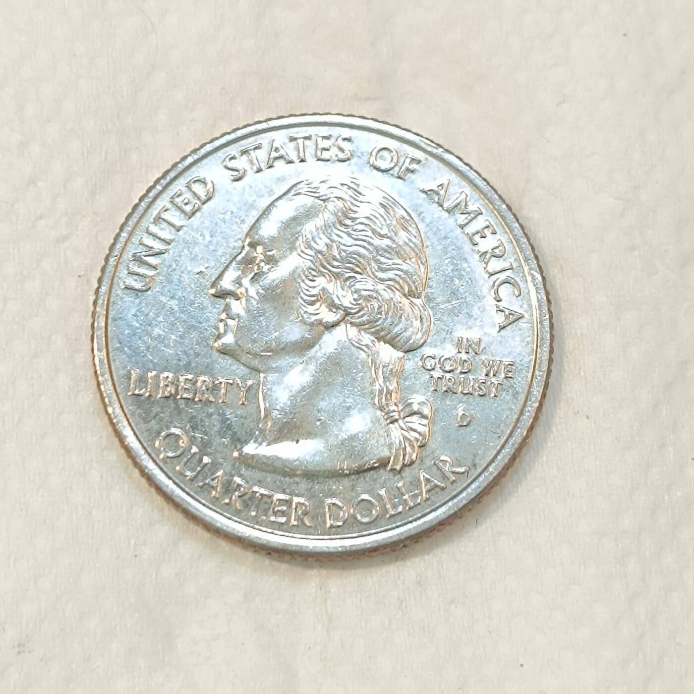 君烨收藏 0元起拍 散币场 每天一场 可留存 第26场 周日发货 21美国25分纪念币