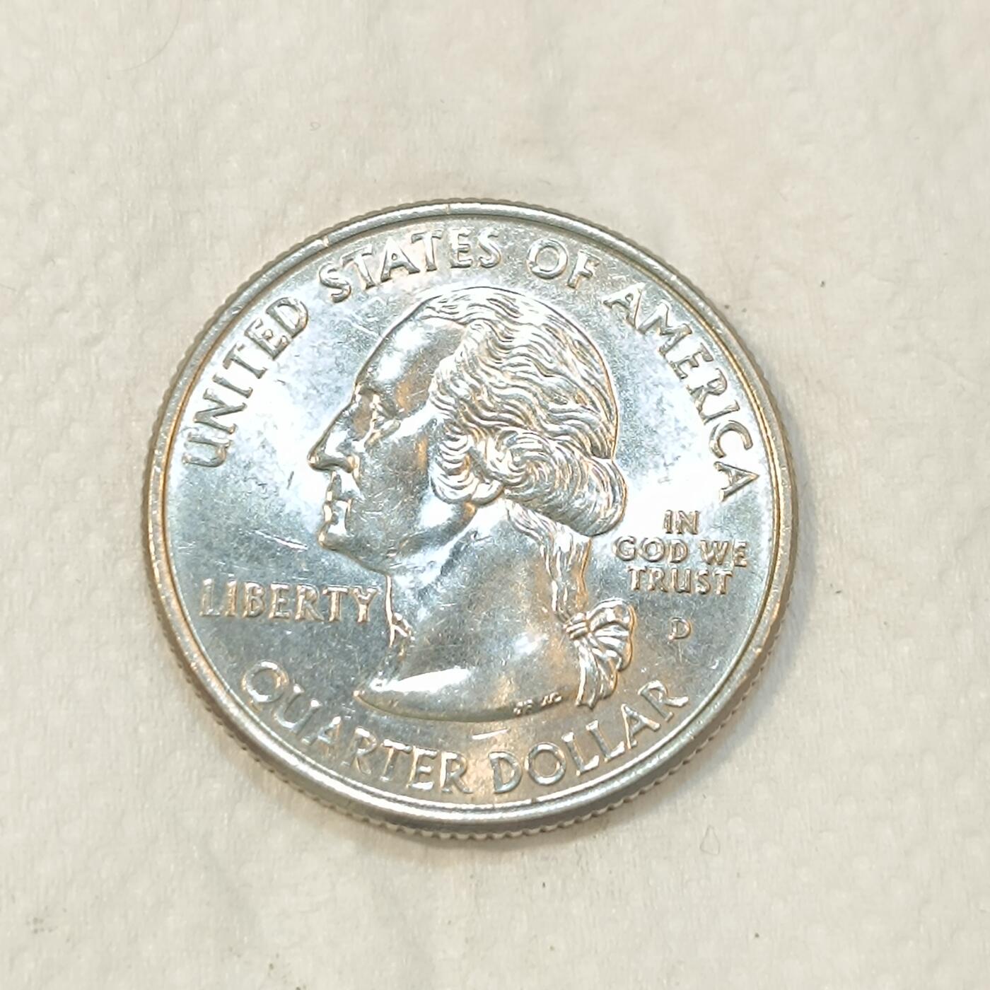 君烨收藏 0元起拍 散币场 每天一场 可留存 第26场 周日发货 美国25分纪念币