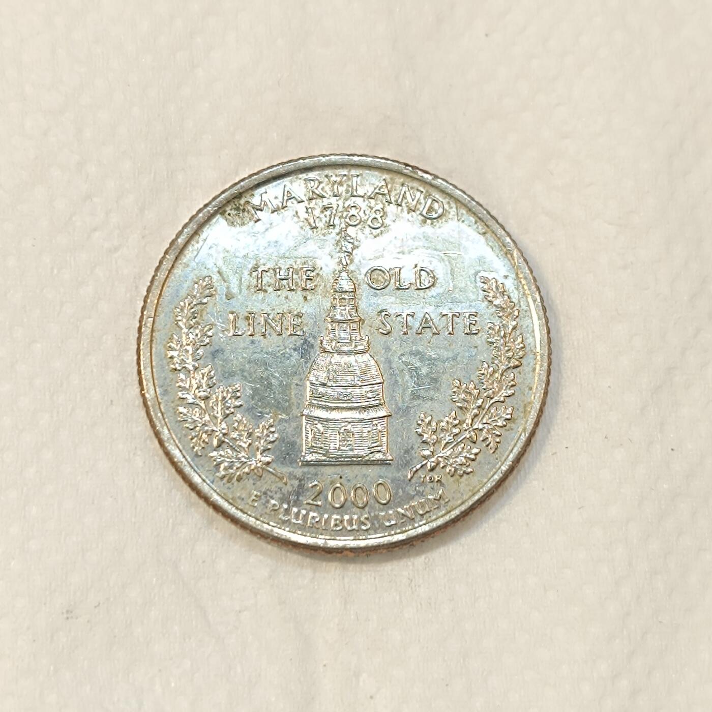 君烨收藏 0元起拍 散币场 每天一场 可留存 第26场 周日发货 27美国25分纪念币