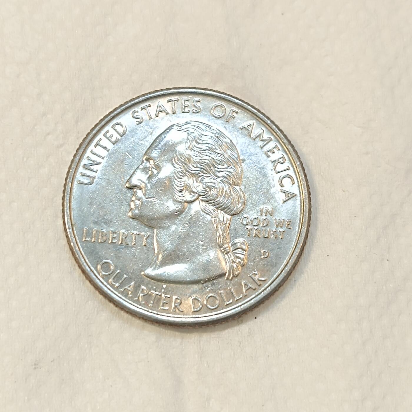 君烨收藏 0元起拍 散币场 每天一场 可留存 第26场 周日发货 26美国25分纪念币