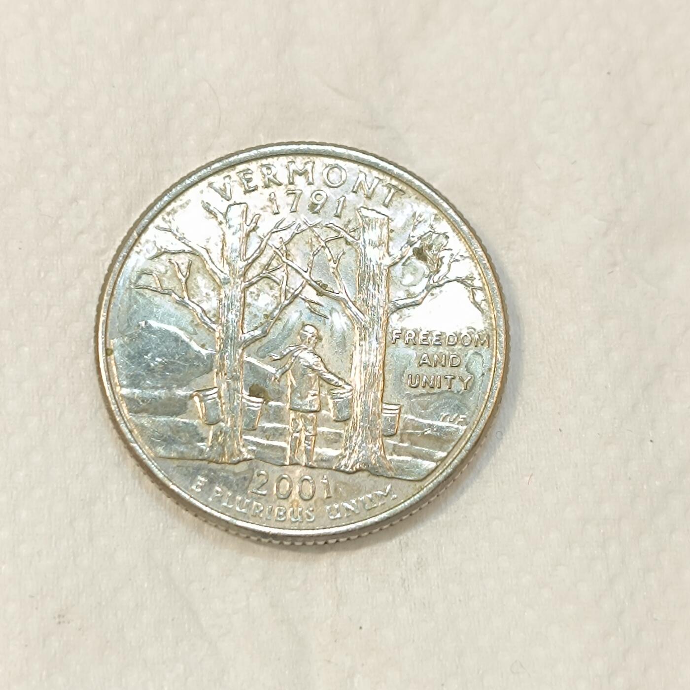 君烨收藏 0元起拍 散币场 每天一场 可留存 第26场 周日发货 24美国25分纪念币