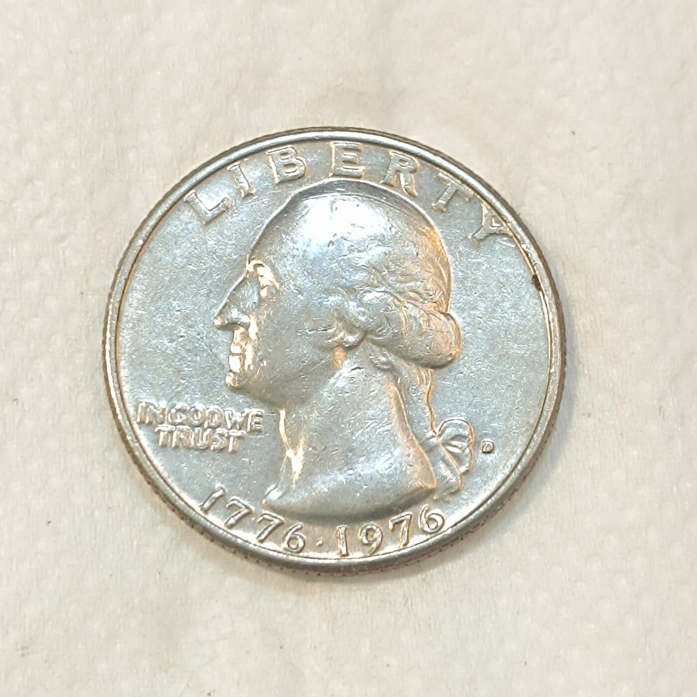 君烨收藏 0元起拍 散币场 每天一场 可留存 第26场 周日发货 美国25分纪念币