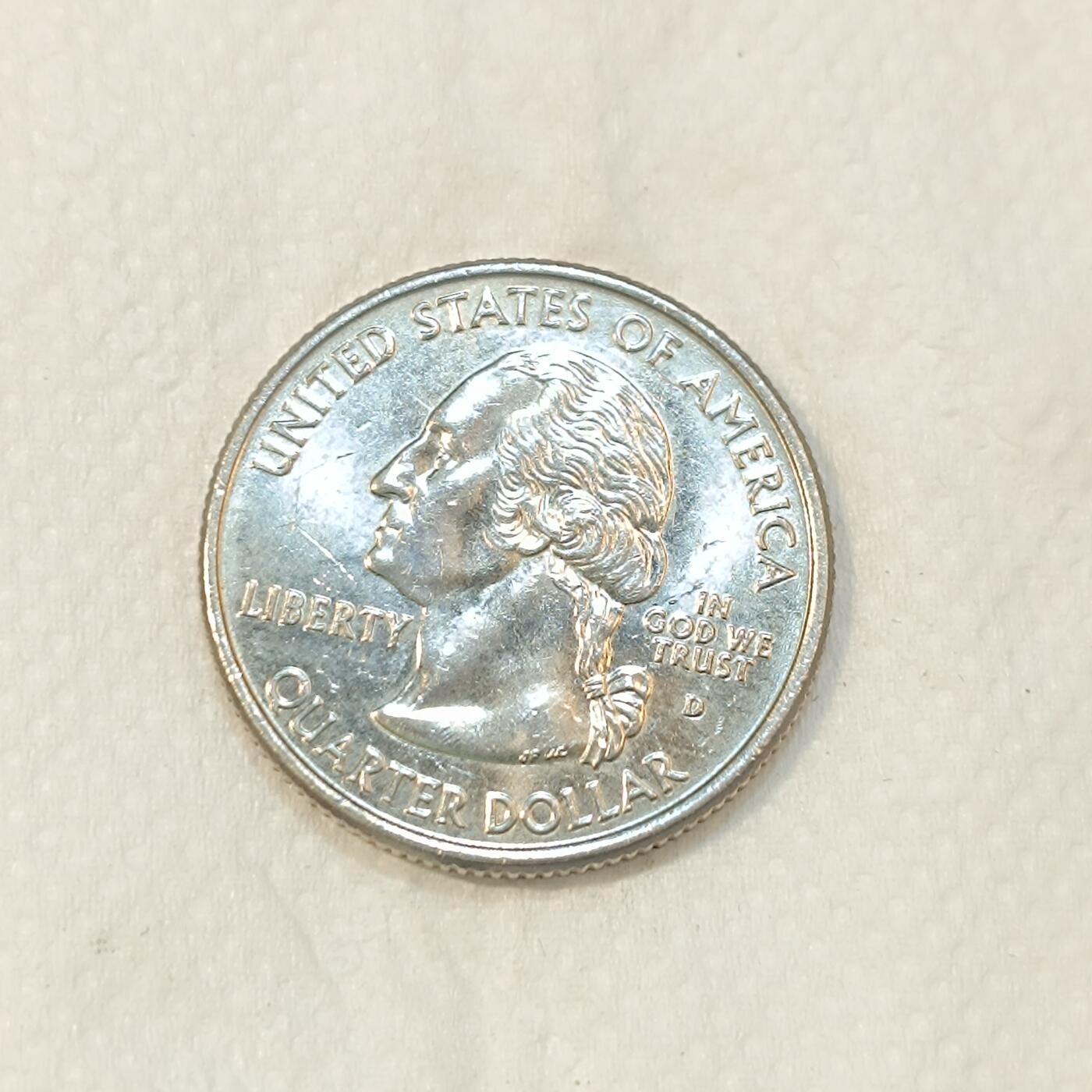 君烨收藏 0元起拍 散币场 每天一场 可留存 第26场 周日发货 27美国25分纪念币