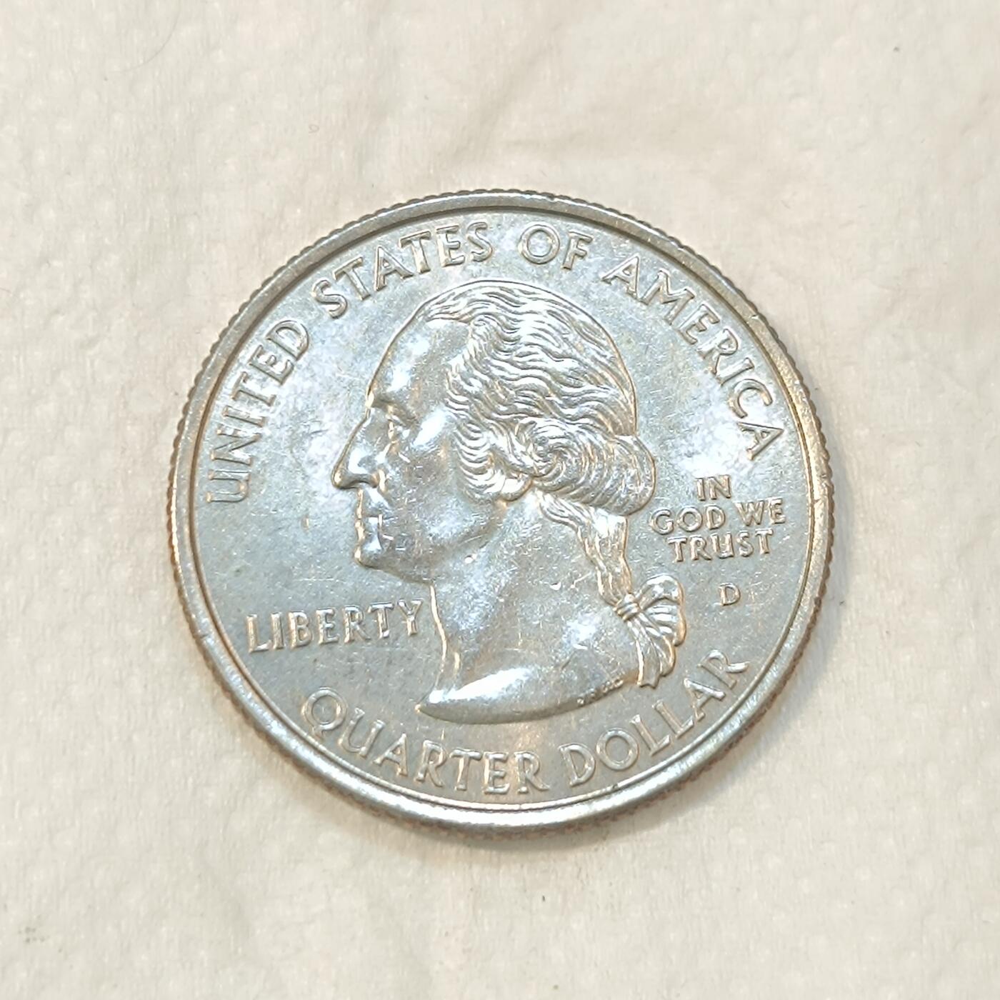 君烨收藏 0元起拍 散币场 每天一场 可留存 第26场 周日发货 19美国25分纪念币