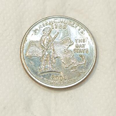 君烨收藏 0元起拍 散币场 每天一场 可留存 第26场 周日发货 美国25分纪念币