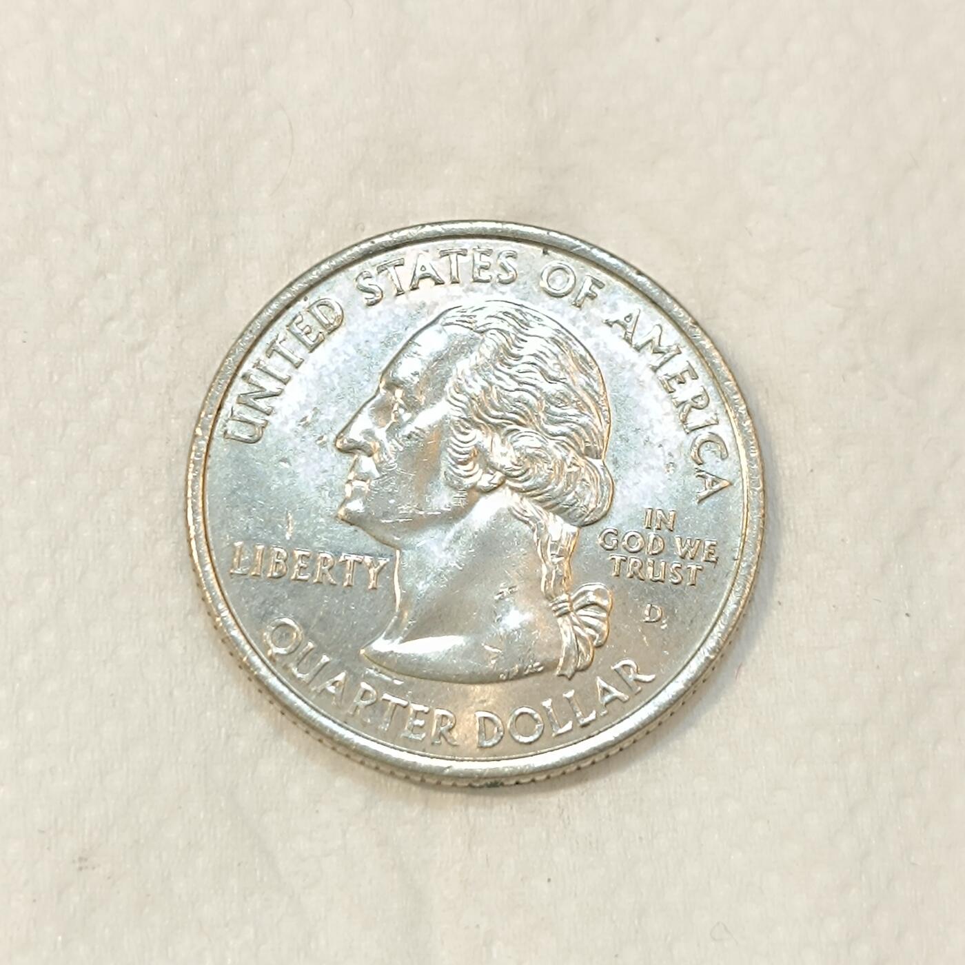 君烨收藏 0元起拍 散币场 每天一场 可留存 第26场 周日发货 25美国25分纪念币