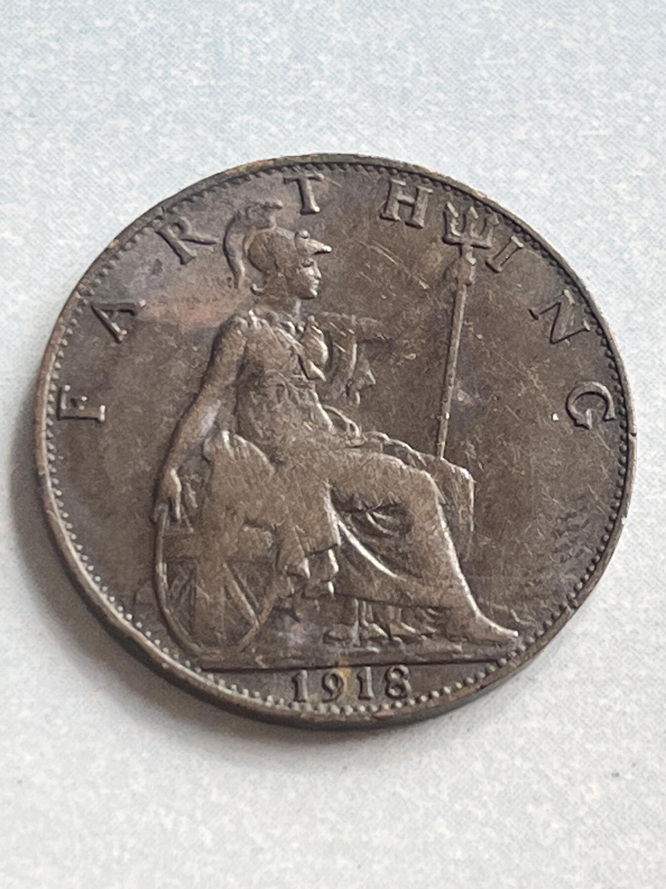 神仙姐姐-中外币专场1 1918年 英国1法新 乔五