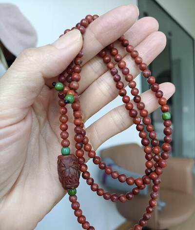 精品天然南红专场｜支持全国鉴定 天然包浆南红项链｜手串