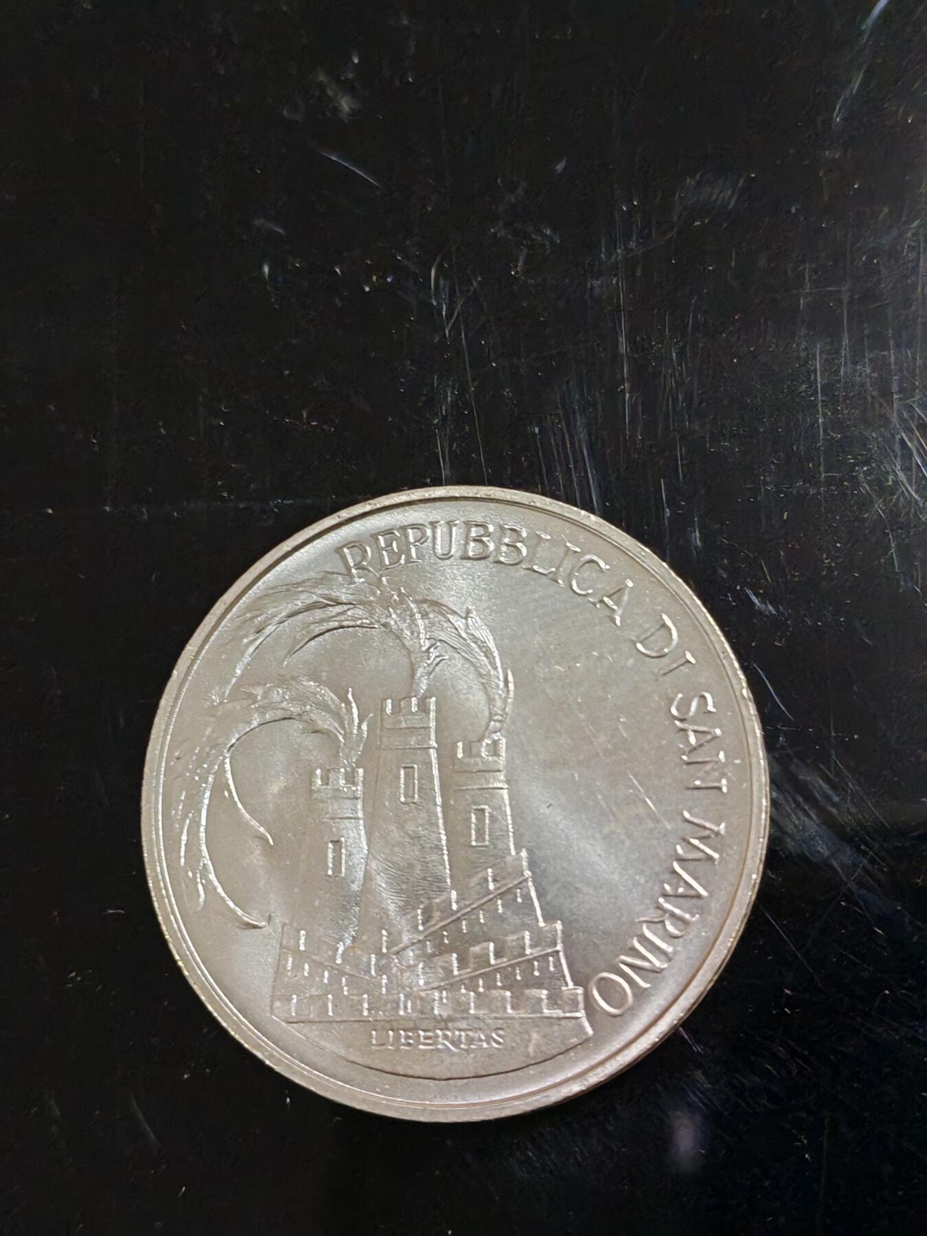 长老汇蛇年精选第十五场拍卖 1984圣马力诺奥运500里拉银币