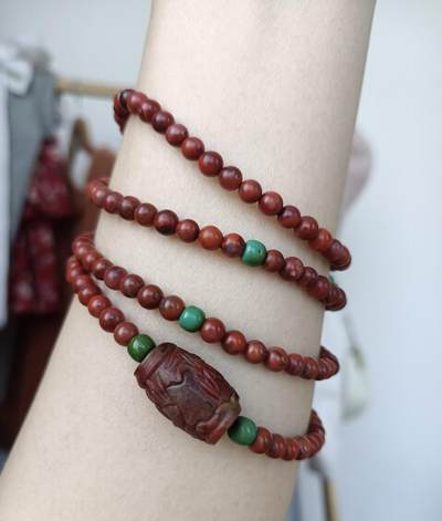 精品天然南红专场｜支持全国鉴定 天然包浆南红项链｜手串