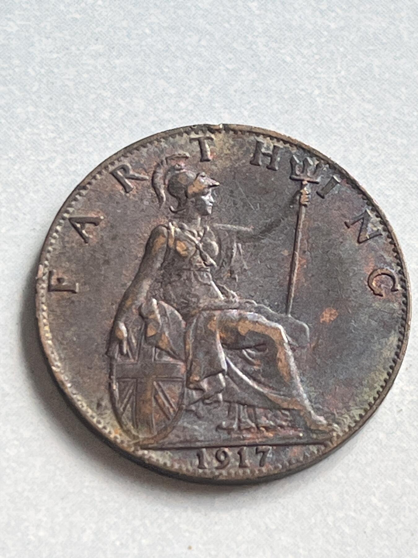 神仙姐姐-中外币专场1 1917年 英国1法新