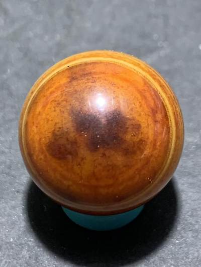 精美双天眼高玉化缠丝玛瑙2.0圆珠一颗 - 精美双天眼高玉化缠丝玛瑙2.0圆珠一颗