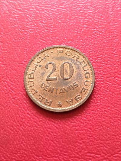 【云涧收藏】第三十四场 - 葡属圣多美和普林西比1962年20分，UNC