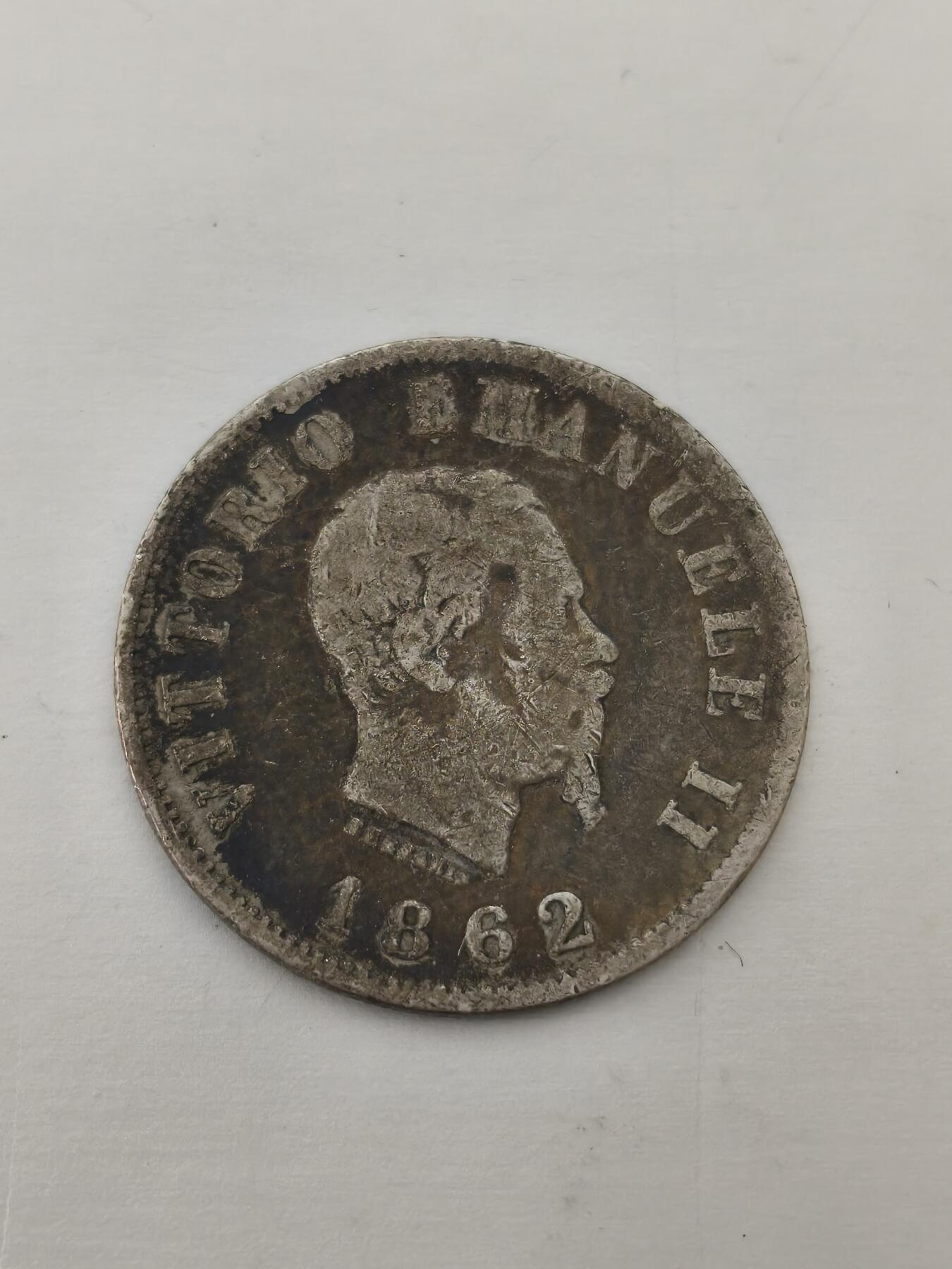 Krab外币市集Vol.12 意大利1862年50分银币