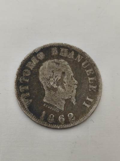 Krab外币市集Vol.12 意大利1862年50分银币