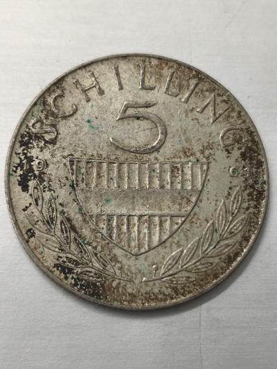 Krab外币市集Vol.12 奥地利1961年5先令银币