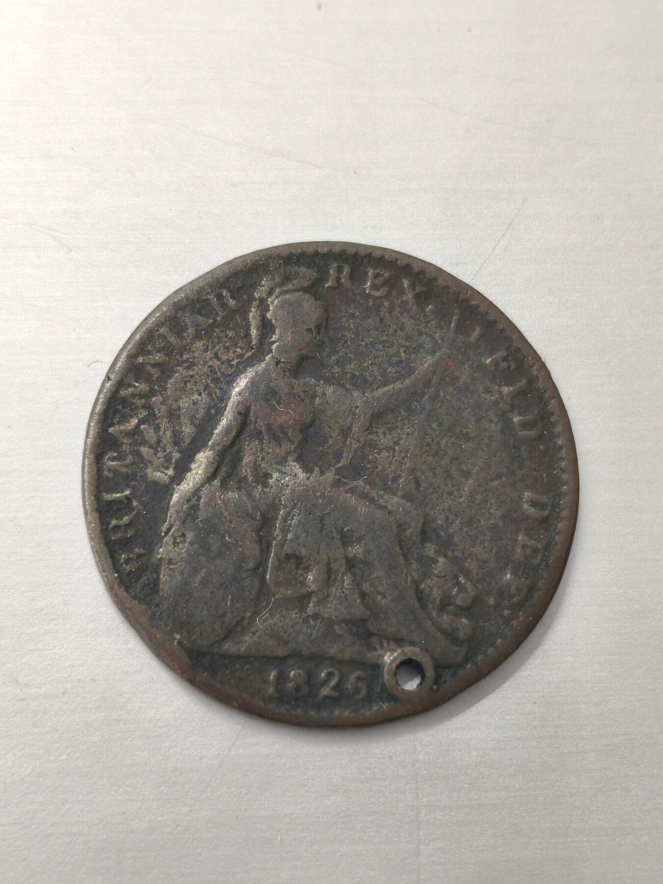 Krab外币市集Vol.12 英国乔治四世1826年法新